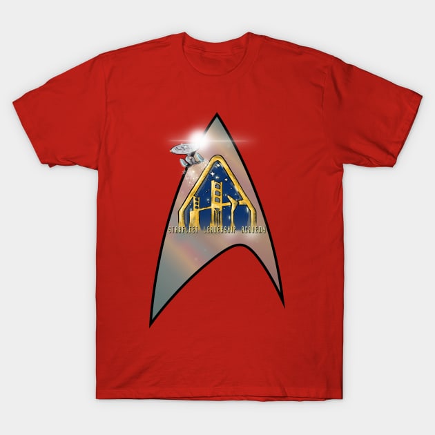 Starfleet Leadership Academy Delta Shield T-Shirt by Starfleet Leadership Academy